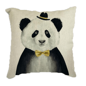 Coussin panda <br> Habillé Classe - Royaume Panda