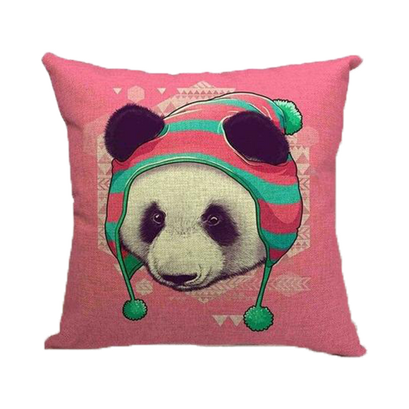 Coussin panda <br> Hiver - Royaume Panda