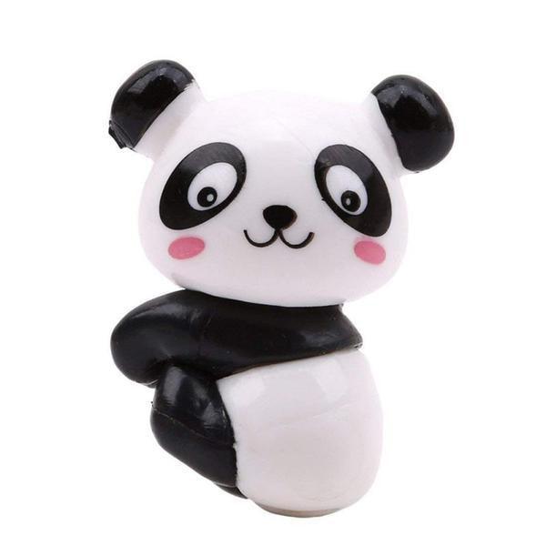 LUFEIS Budu Lot De 2 Figurines Animées Kawaii - Décoration De Voiture - Objet De Collection - Décoration De Table Budu - Figurine Panda Pour Bureau