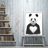 Toile Panda <br> Surréaliste - Royaume Panda