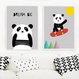 Poster Panda <br> Dream Big - Royaume Panda