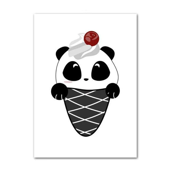 Poster Panda <br> Sorbet Panda - Royaume Panda