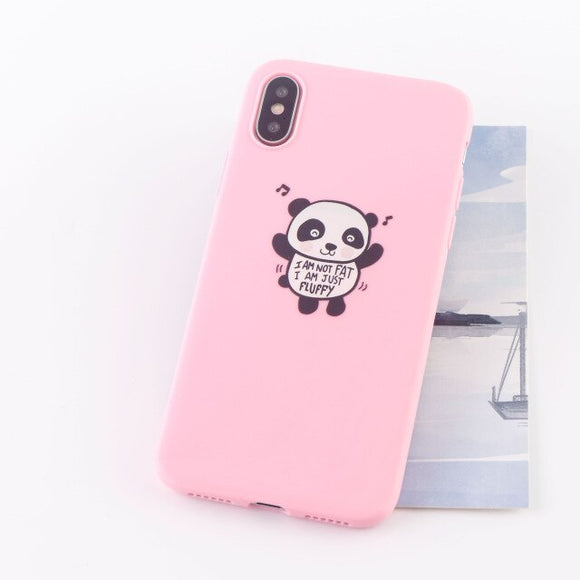 Coque Panda iPhone <br> Petit Bébé (Rose) - Royaume Panda