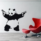 Sticker Panda Mural <br> Bansky - Royaume Panda