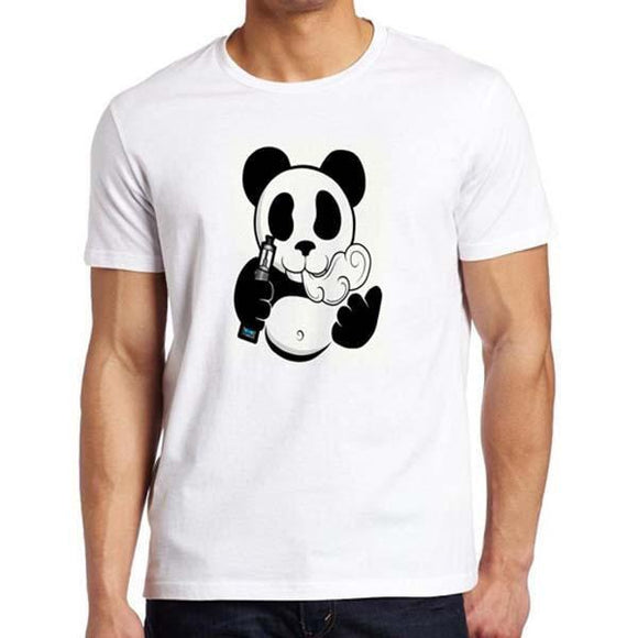 T-Shirt Panda <br> Fumée de Cigarette - Royaume Panda